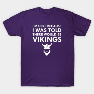 I Was Told There Would Be Vikings T-Shirt